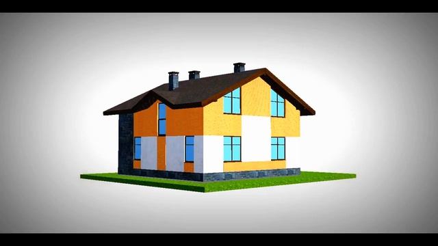 Проект дома 10х10 с мансардой, №М254 смотреть онлайн