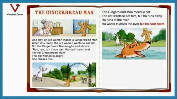Family and friends 3 - Unit 9 - Listen and read - The Ginger Bread Man