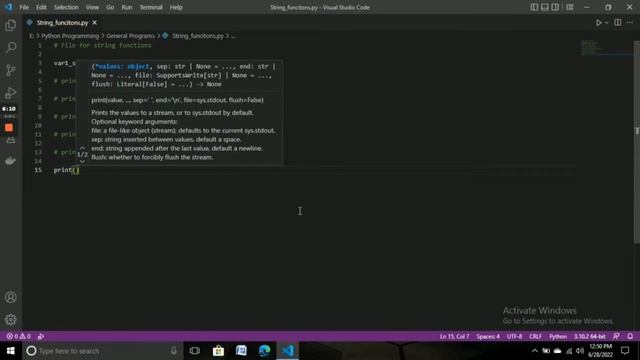 String Functions in Python | Python Basic Tutorials | Techup Guys смотреть онлайн