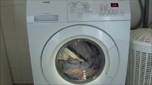 AEG Lavamat Protex L72475FL, cotton 60 degrees program washing machine, coton, lavadora movie #200