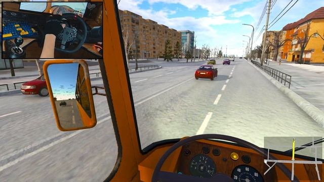 Симулятор автобусника! Обзор на игру! Bus Driver Simulator +РУЛЬ смотреть онлайн