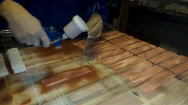 Покраска кирпича из гипса. смотреть онлайн