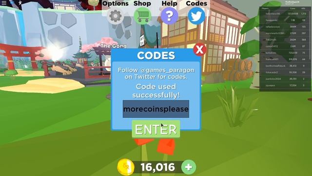 *2020* ALL WORKING KATANA SIMULATOR CODES | ROBLOX смотреть онлайн