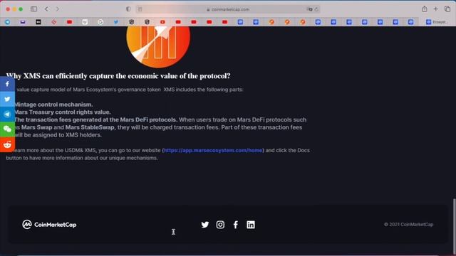 Новый аирдроп на $5 в токенах Mars Ecosystem (XMS) на Coinmarketcap. Ответы на квиз QUIZ ANSWERS. смотреть онлайн