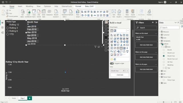 Power BI (हिंदी)- Show Trend with Single selection, Independent Table смотреть онлайн