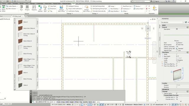 Autocad Architectural 2019 - Exterior wall and interior смотреть онлайн