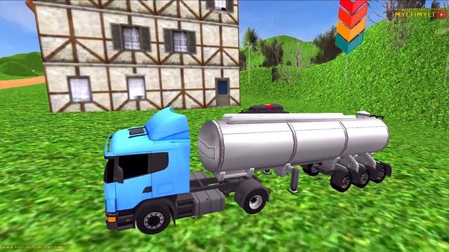 Oil Tanker Transporter Truck Simulator - Tanker American Truck - Android GamePlay смотреть онлайн