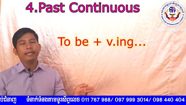 Twelve Tenses-កាលទាំង១២/Past Continuous Part 1-Positive смотреть онлайн