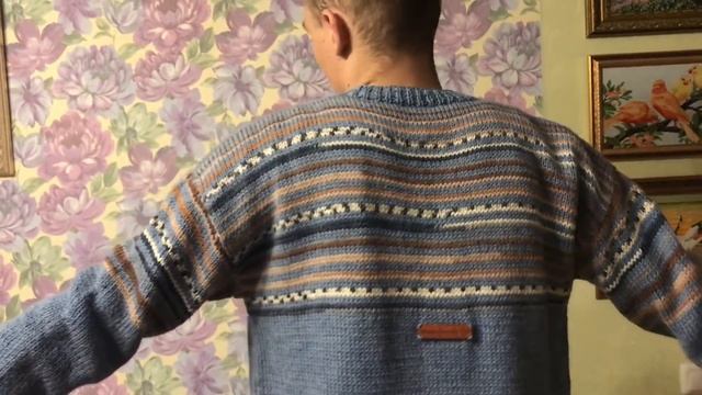 Как кардиган "Тепло Норвегии" смотрится на сыне:))) смотреть онлайн