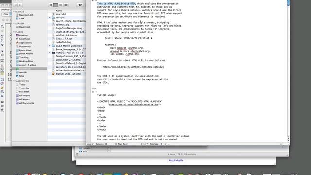 (6/35) Creating a New Page - DOCTYPE CHARSET LANG смотреть онлайн
