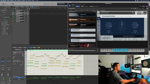 Foundations Nylon Guitar - FREE cinematic guitar by Heavyocity, playing through the presets смотреть онлайн