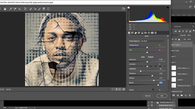 how to make a mixtape cover in Photoshop CC 2017 tutorial (philipoviews gfx) смотреть онлайн