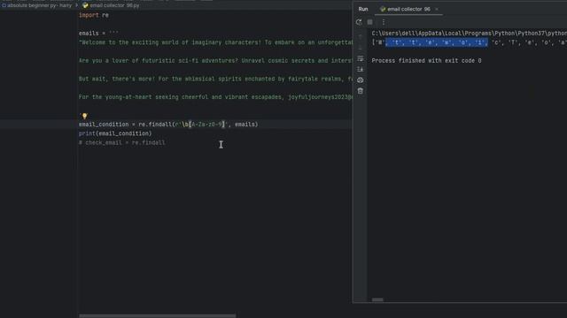 Email Collector ? ? using RegEx module?? (python) #pythonprojects #youtubevideo смотреть онлайн