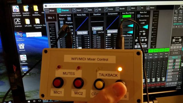 ESP32 Arduino based Behringer XR18 X-Air DIY WiFi MIDI OSC Programmable Mixer Controller смотреть онлайн