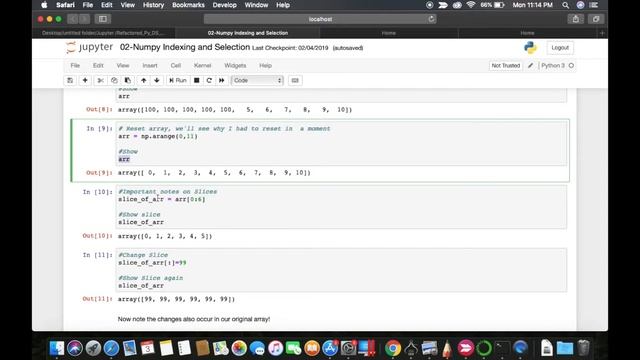 Numpy Indexing and Slicing Data Science ||Part-2 смотреть онлайн