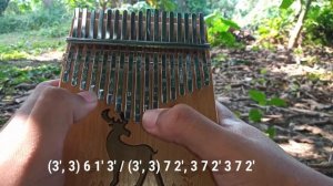 Moonlight Sonata - Kalimba (Tabs) no tuning