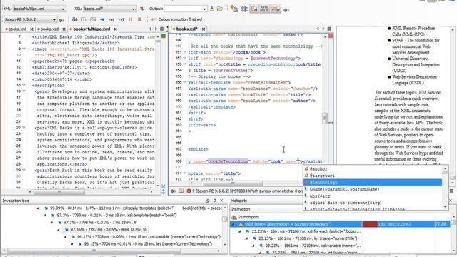 XSLT Development with oXygen Webinar (Part 3) - Debugging, Profiling and Unit-testing смотреть онлайн
