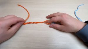 Как связать  2 шнура в 1