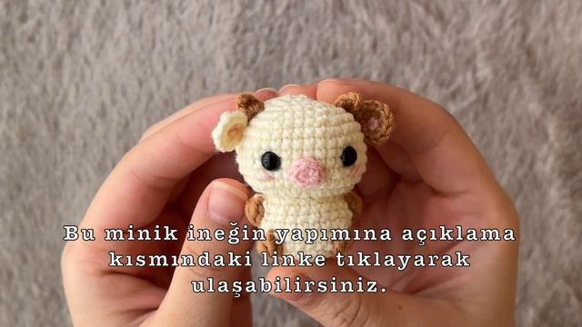 Amigurumi İNEK Yapımı - Anahtarlık