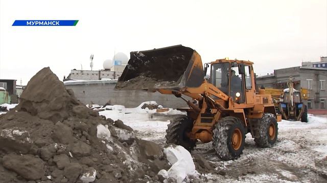 Как делают смесь для посыпки улиц в Мурманске смотреть онлайн