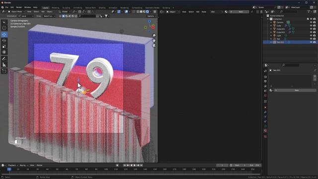 Модный креатив в Blender смотреть онлайн