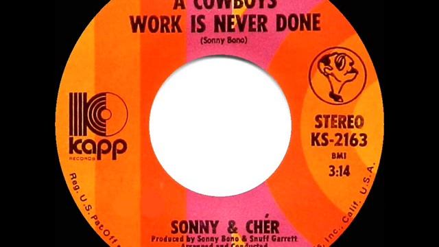 1972 HITS ARCHIVE: A Cowboys Work Is Never Done - Sonny & Cher (stereo 45) смотреть онлайн