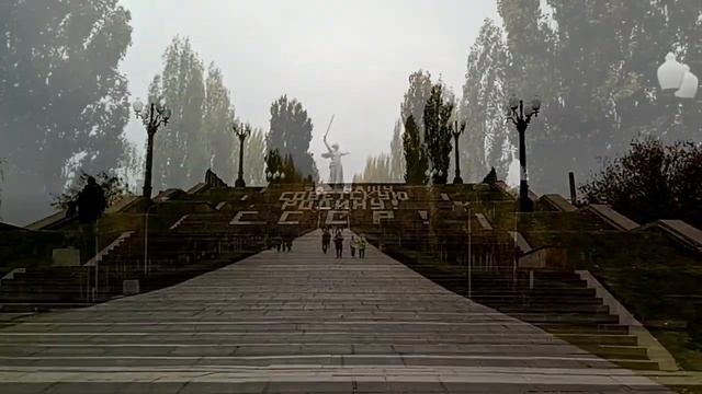Командировка в Ахтубинск, прогулка по городу. Посещение Мамаева кургана. смотреть онлайн