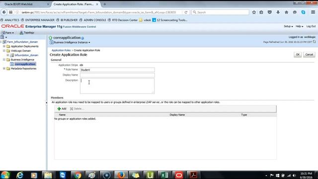 How to Create Users, Groups and Catalog Permissions in OBIEE - Web Logic Server in OBIEE смотреть онлайн