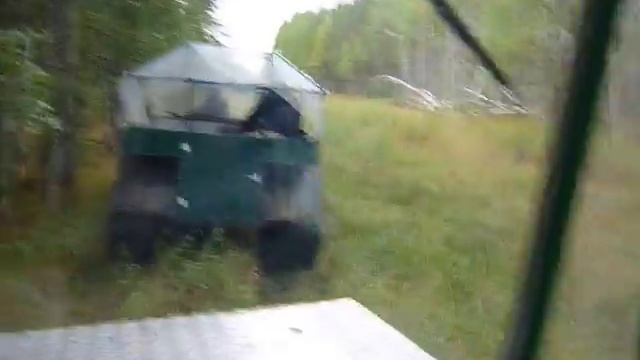 Вездеход с двигателем ОКА на колёсах ТРЭКОЛ смотреть онлайн