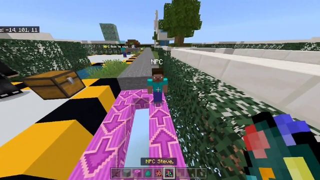 NPC Addon para Minecraft Bedrock 1.18 смотреть онлайн
