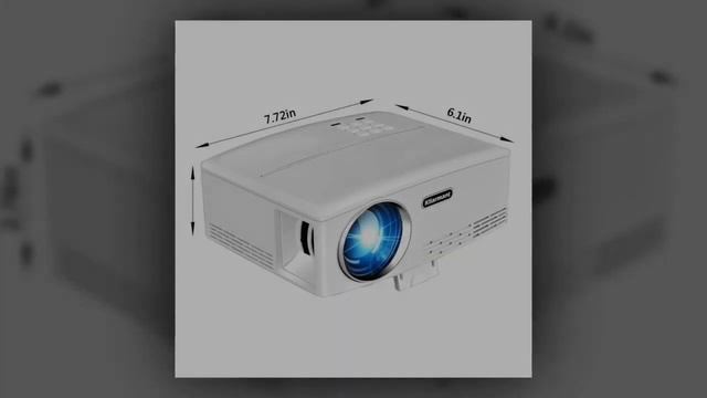 Kllarmant Portable Projector, 1800 ANSI Lumens Full HD 1080P Review смотреть онлайн
