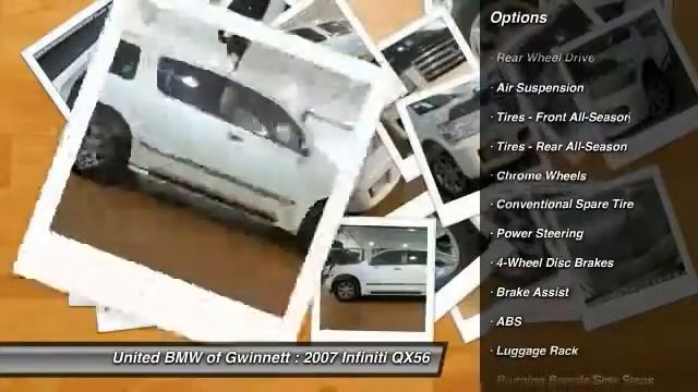 2007 Infiniti QX56 Duluth GA P31770A смотреть онлайн