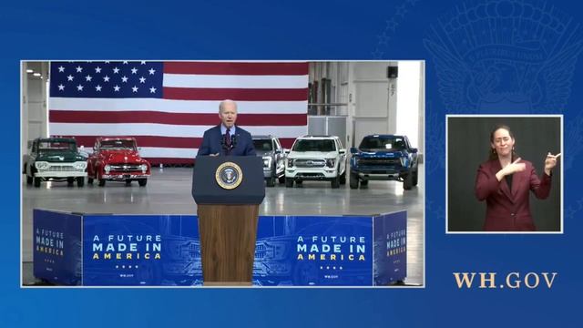 Remarks: Joe Biden Delivers Remarks at the Ford Rouge Electric Vehicle Center - May 18, 2021 смотреть онлайн