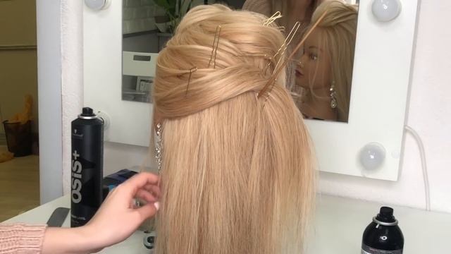 ТЕКСТУРНЫЙ ВЕЧЕРНИЙ ПУЧОК | ПОДРОБНЫЙ УРОК | КАК СДЕАТЬ РЕБРА В ПРИЧЕСКЕ смотреть онлайн