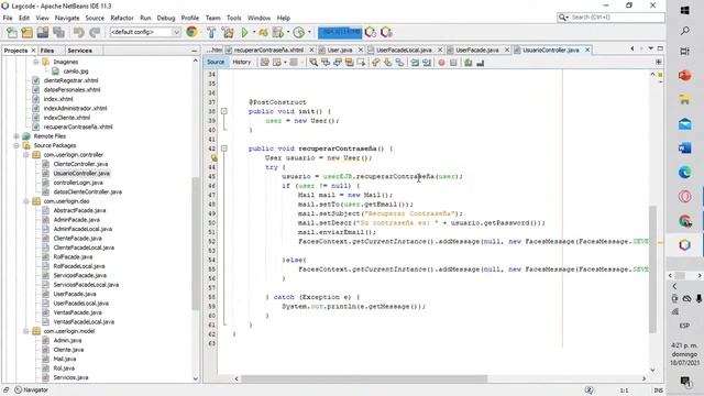 Recuperar Contraseña java,jpa,mysql,primefaces смотреть онлайн