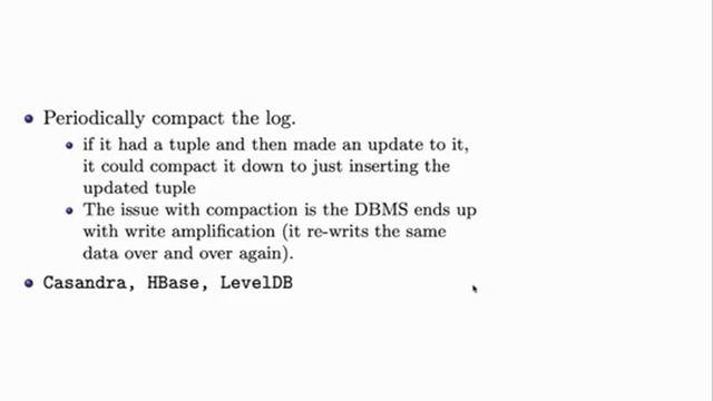 Notes 3: Database Storage - Parts I & II смотреть онлайн