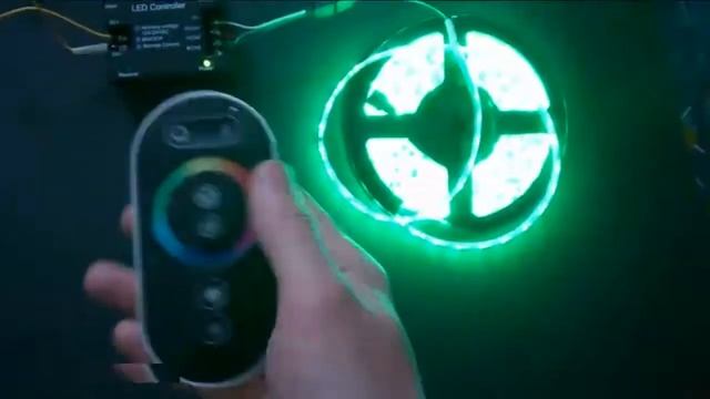 Сенсорный пульт управления RGB лентой смотреть онлайн
