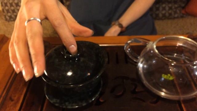 Гайвань из тайваньского нефрита мо юй # 277, 195 мл. / Gaiwan # 277, mo yu Taiwanese jade, 195 ml. смотреть онлайн