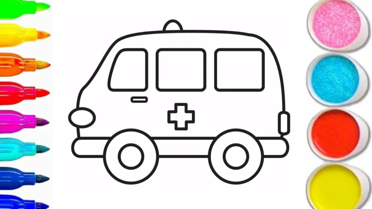 КАК НАРИСОВАТЬ АВТОМОБИЛЬ СКОРИЙ ПОМОЩ смотреть онлайн