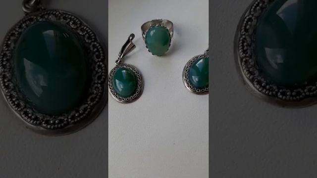 Зеленый агат набор. смотреть онлайн