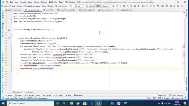 RecyclerView Part 2 in Kotlin Android смотреть онлайн
