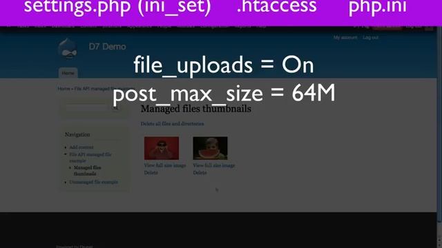 141. How to set up PHP to properly handle file uploading (a Drupal how-to) смотреть онлайн