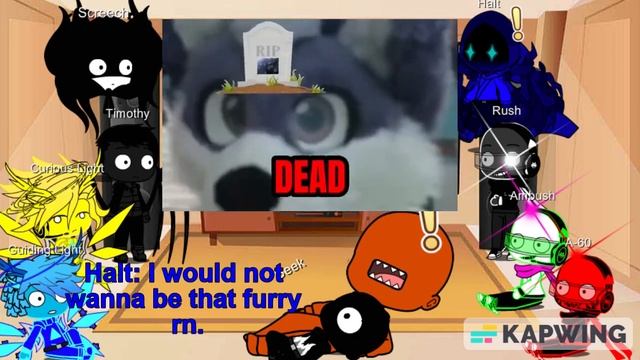 Doors Entities react to @packgod. Vs Omegle Furry смотреть онлайн