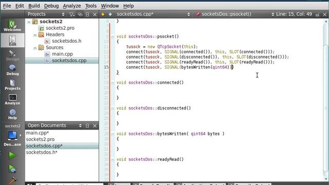 Sockets en QT con Signals y Slots смотреть онлайн