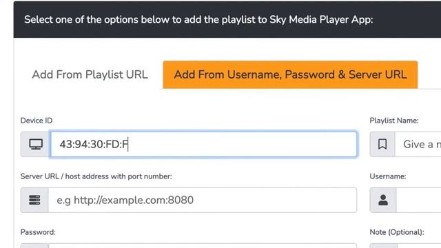 How to add the playlist URL to Sky Media Player смотреть онлайн
