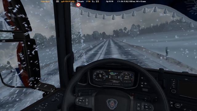 Продолжаем Играть Euro Truck Simulator 2 Суровая Россия R20 1.35 Версия смотреть онлайн
