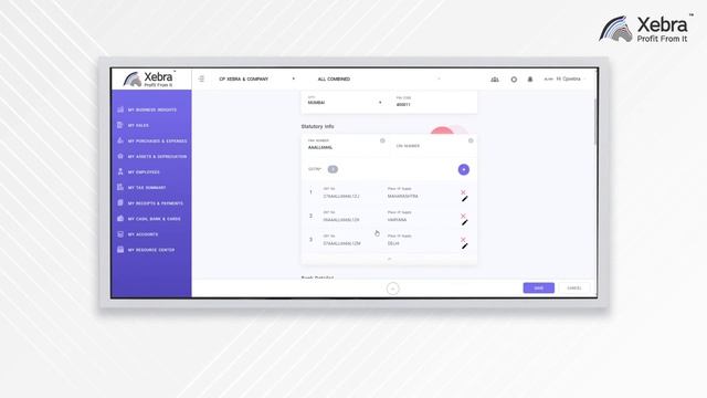 Create multiple GST numbers-wise accounting entries смотреть онлайн