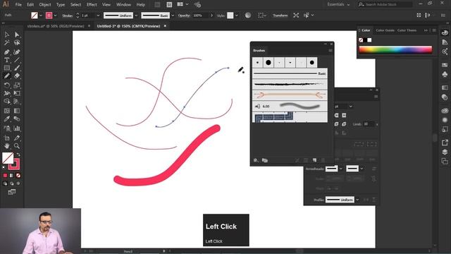 Adobe Illustrator Training - Class 5 - All About Strokes Urdu / Hindi [Eng Sub] смотреть онлайн