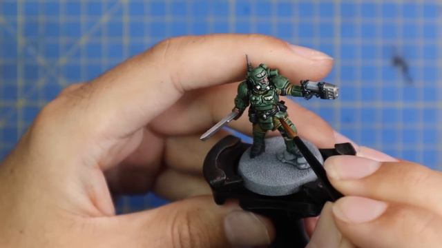 How to paint Kill Team:Shadowvaults: Kasrkin! Quick and easy tutorial! смотреть онлайн