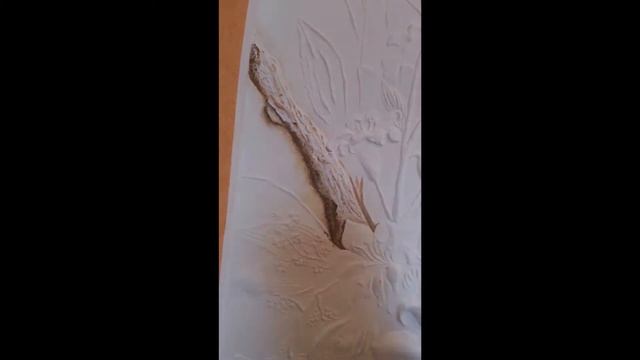 Создание барельефа и его роспись